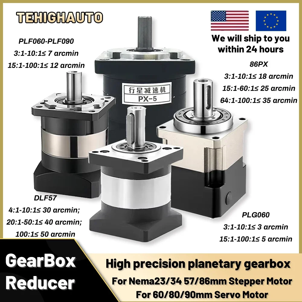 Planetary Gearbox Reducer Nema 23 34 - 6,35/8/11/14 mm Eingang Planetenreduzierer Hochpräzises Reduzierstück