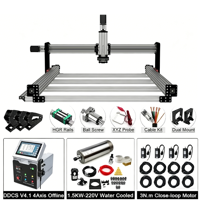 Ddcs V4.1 4 Axis Cnc Offline Controller - DDCS V4.1 4-Achsen Offline-Steuerungssystem für CNC-Graviermaschinen