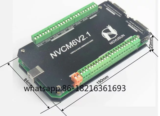 5 Axis Cnc Breakout Board Interface Mach3 - V2.1 3/4/5/6-Achsen CNC-Steuerung MACH3-Breakout USB-Schnittstellenkarte Bewegungssteuerung