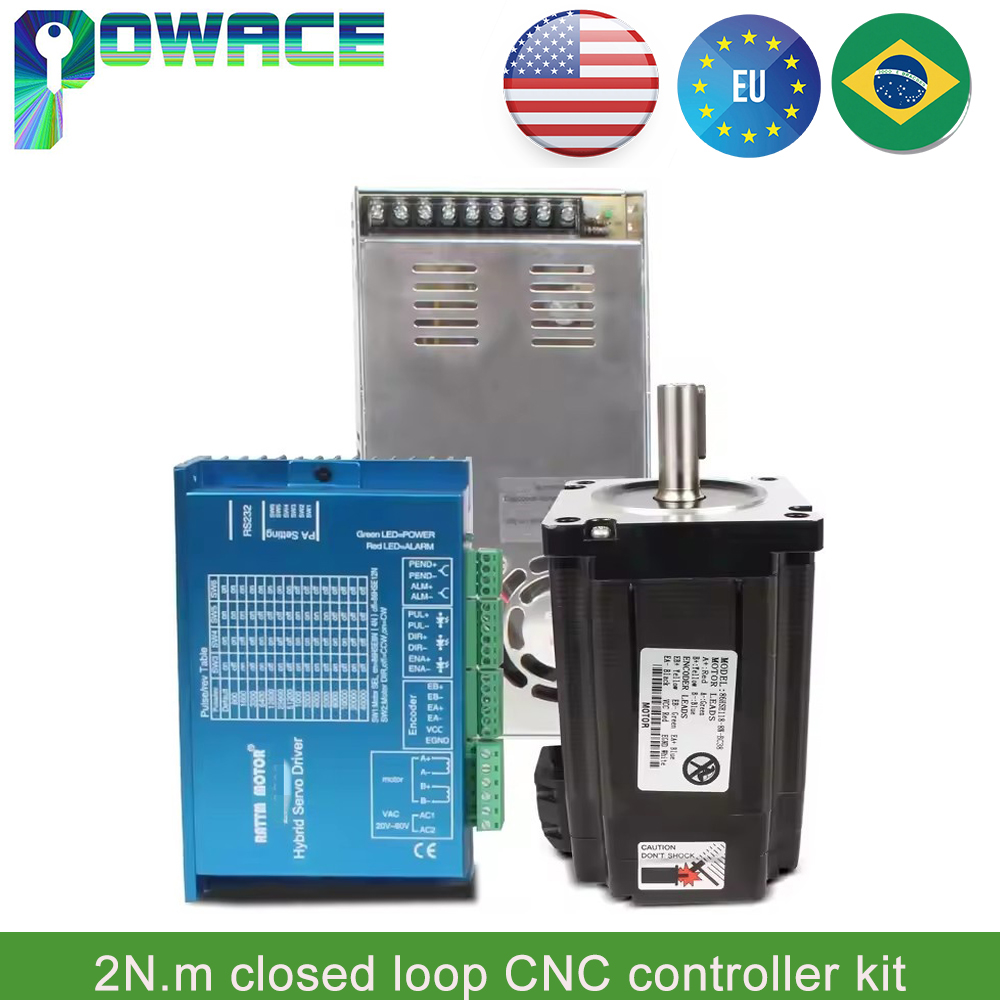 Nema 23 Closed Loop Stepper Motor Driver Kit - 【EU】 2 Nm Nema23 Servo-Schrittmotor mit