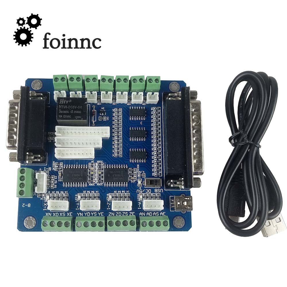 5 Axis Cnc Breakout Board Interface Mach3 - Mach3 5 Achsen CNC Breakout Controller
