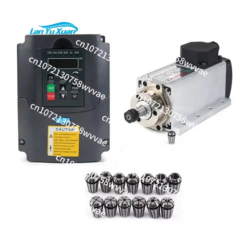 Air Cooled 1.5Kw Spindle Motor Inverter 110V - 1,5 kW 110 V CNC Luftgekühlter