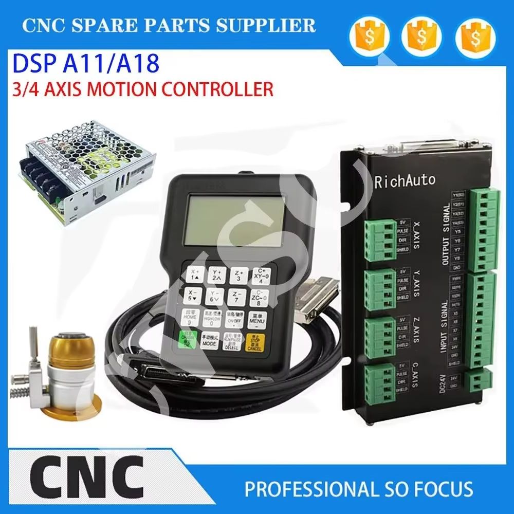 Richauto A11 Dsp Controller 3 Axis - 3-Achsen 4-Achsen-CNC-Werkzeugmaschinen-Motion-Controller DSP A11E A18 Richauto