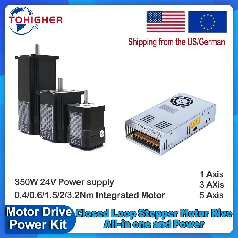 Nema 23 Closed Loop Stepper Motor Driver Kit - Nema17 Nema23 Schrittmotortreiberleistung 350 W Kit