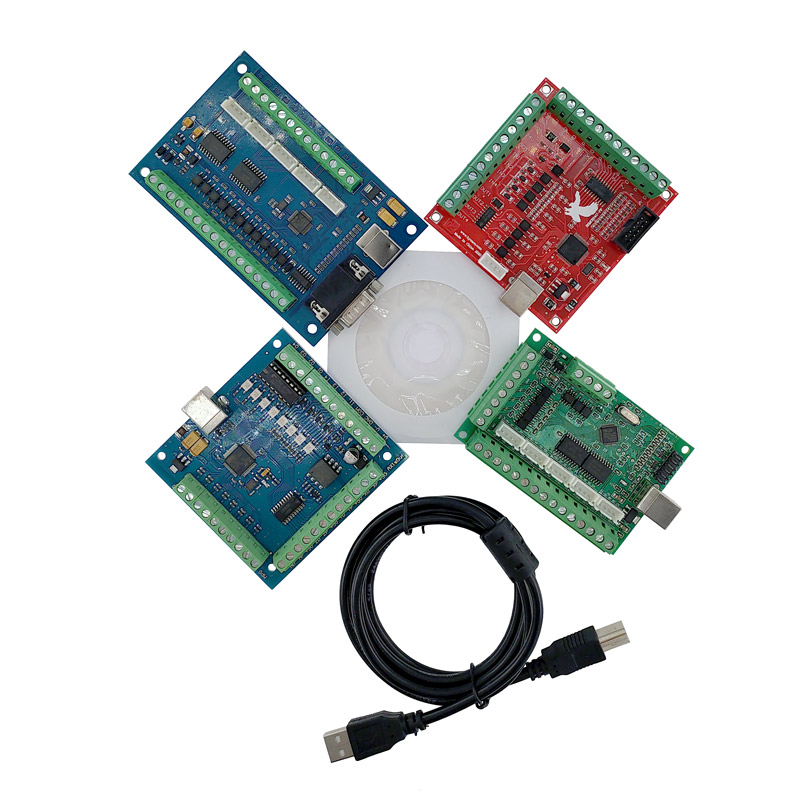 5 Axis Cnc Breakout Board Interface Mach3 - 1 Stück Breakout-Board-Schnittstellentreiber CNC-Board USB MACH3