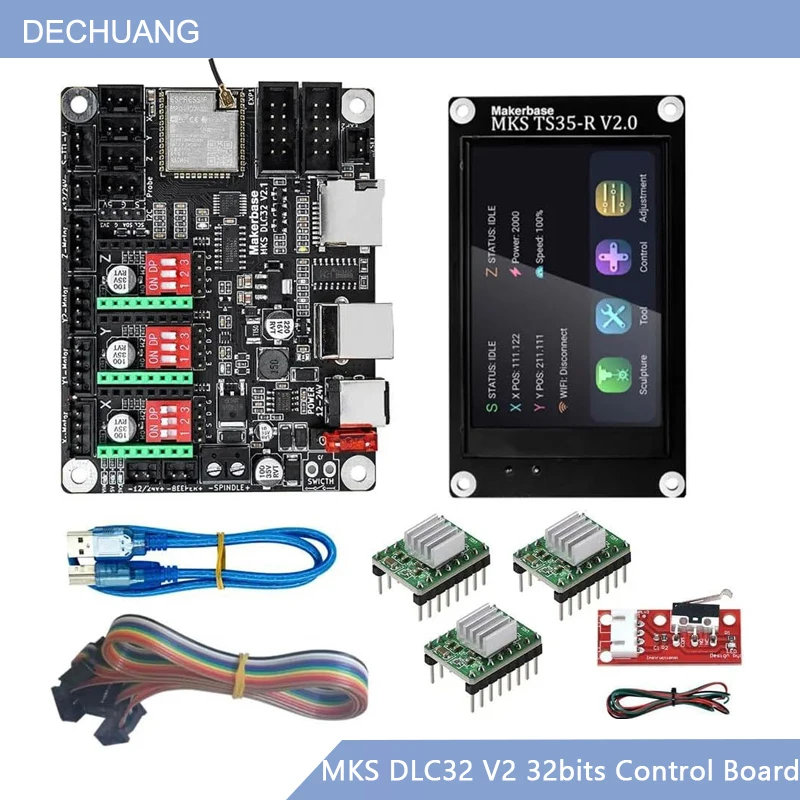 Grbl 32 Bit Control Board Offline Display - MKS DLC32 V2 GRBL Offline WLAN-Controller