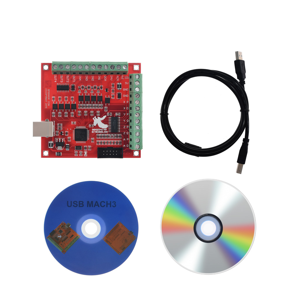 Mach3 Usb Cnc Controller 4 Axis 100Khz - Breakout Board CNC USB MACH3 4-Achsen-Steuerungskarte
