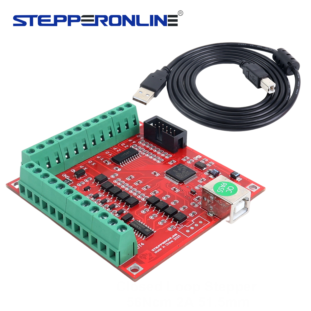 Mach3 Usb Cnc Controller 4 Axis 100Khz - 4-Achsen USB CNC Breakout Board Controller