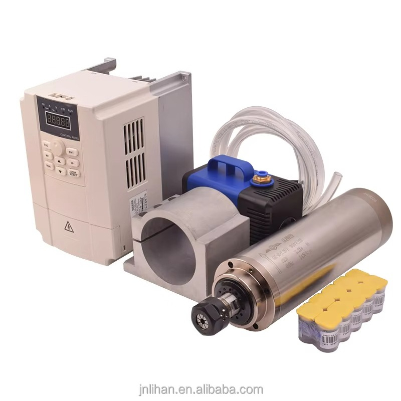 2.2Kw Water Cooled Spindle Kit Vfd - 2,2 kW 220 V wassergekühlte Werkzeugmaschinenspindel