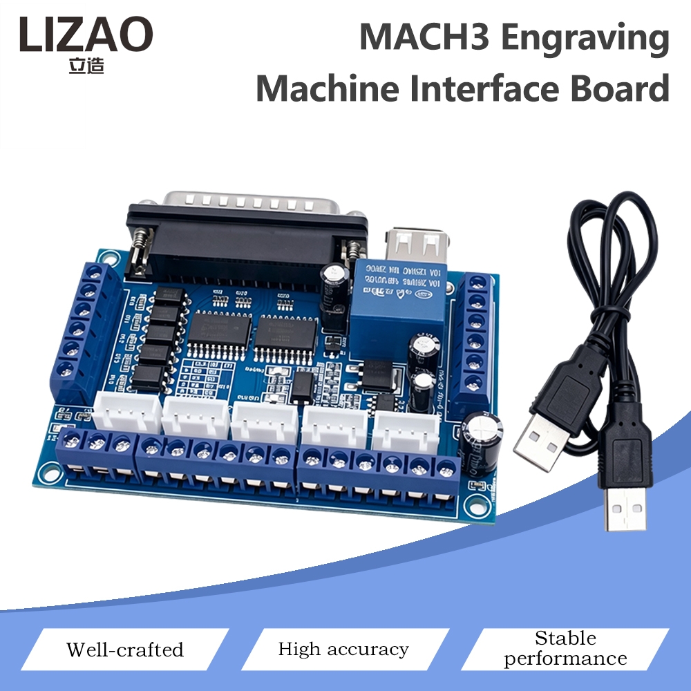 5 Axis Cnc Breakout Board Interface Mach3 - MACH3 CNC Breakout Board 5-Achsen-Parallelport-Schnittstellen-Steuerkarte mit