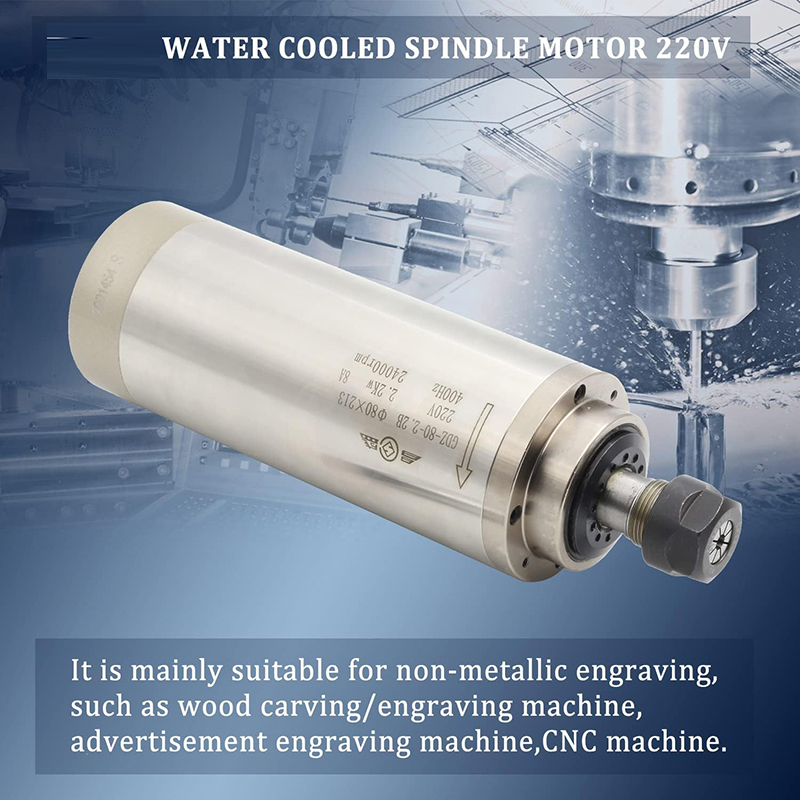 Er20 Collet Chuck Spindle Motor 220V - 2,2 kW 1,5 kW CNC-Spindelmotor 220
