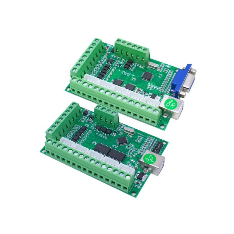 5 Axis Cnc Breakout Board Interface Mach3 - CNC MACH3 5-Achsen-Treiberplatine Breakout-Board USB 100Khz