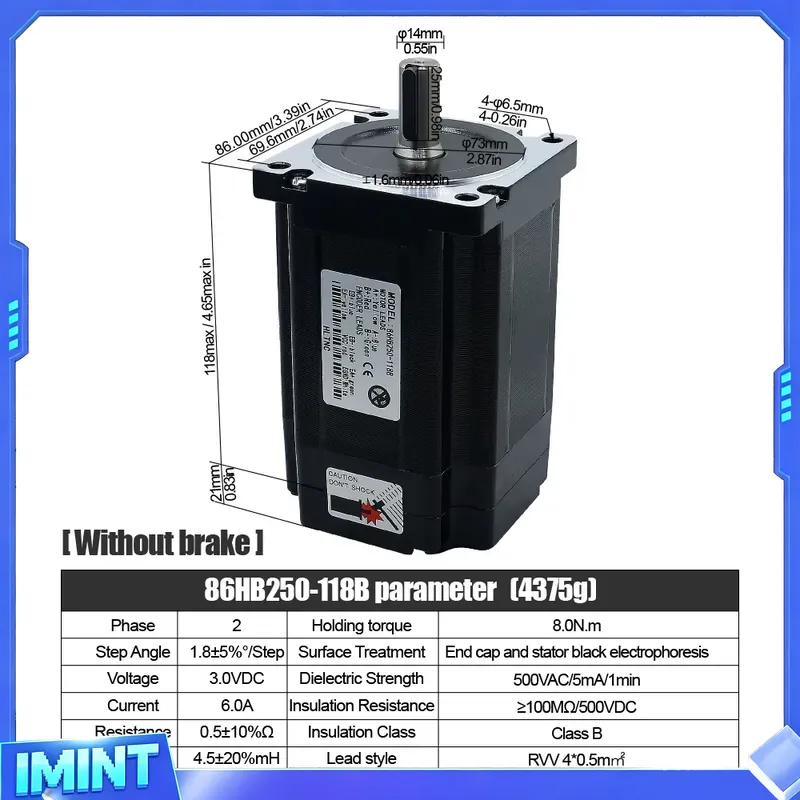 4-Achsen Nema 34 Closed-Loop-S – Hybrid Servo Driver Nema 34 8.5Nm Bewertung und Preis