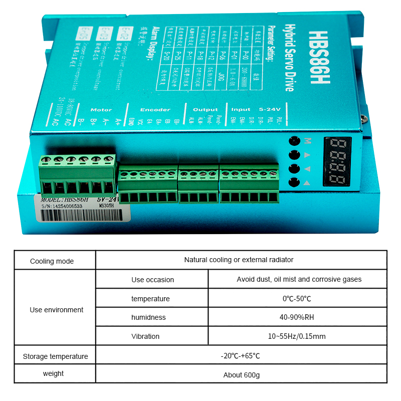 HBS860H Hybrid-Servotreiber AC – Hybrid Servo Driver Nema 34 8.5Nm Bewertung und Preis