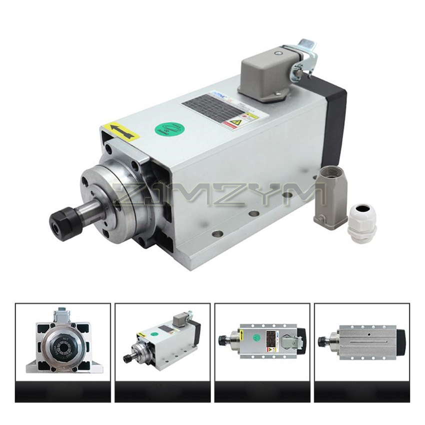 1,5 kW HIZ80x73-1,5 quadratisc – Air Cooled 1.5Kw Spindle Motor Inverter 110V Bewertung und Preis