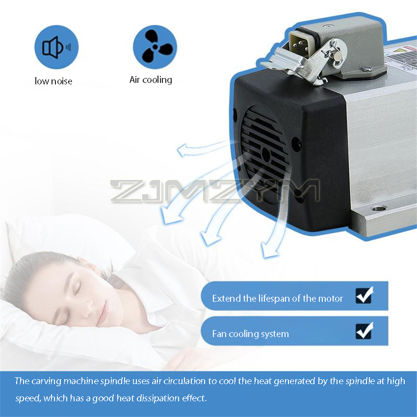 1,5 kW HIZ80x73-1,5 quadratisc – Air Cooled 1.5Kw Spindle Motor Inverter 110V Bewertung und Preis
