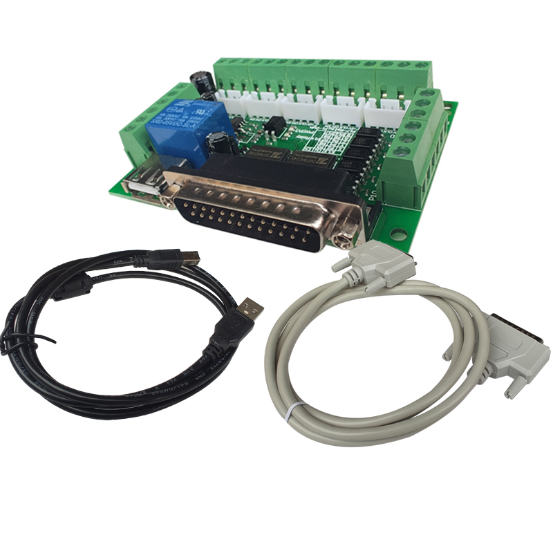 1Set 5-Achsen-CNC-Schnittstell – 5 Axis Cnc Breakout Board Interface Mach3 Bewertung und Preis