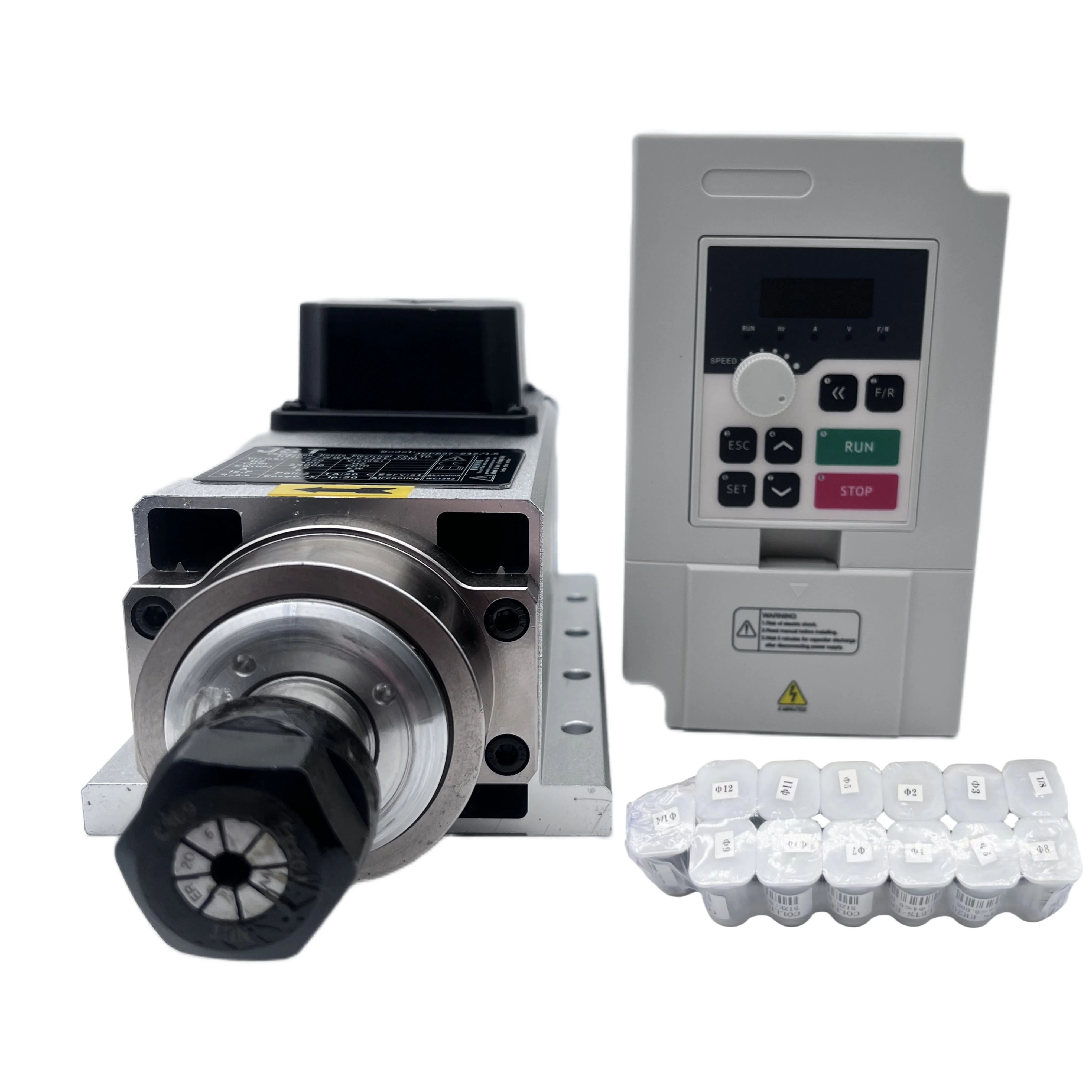 1,5KW ER11/ER20 110V/220V CNC- – Air Cooled 1.5Kw Spindle Motor Inverter 110V Bewertung und Preis