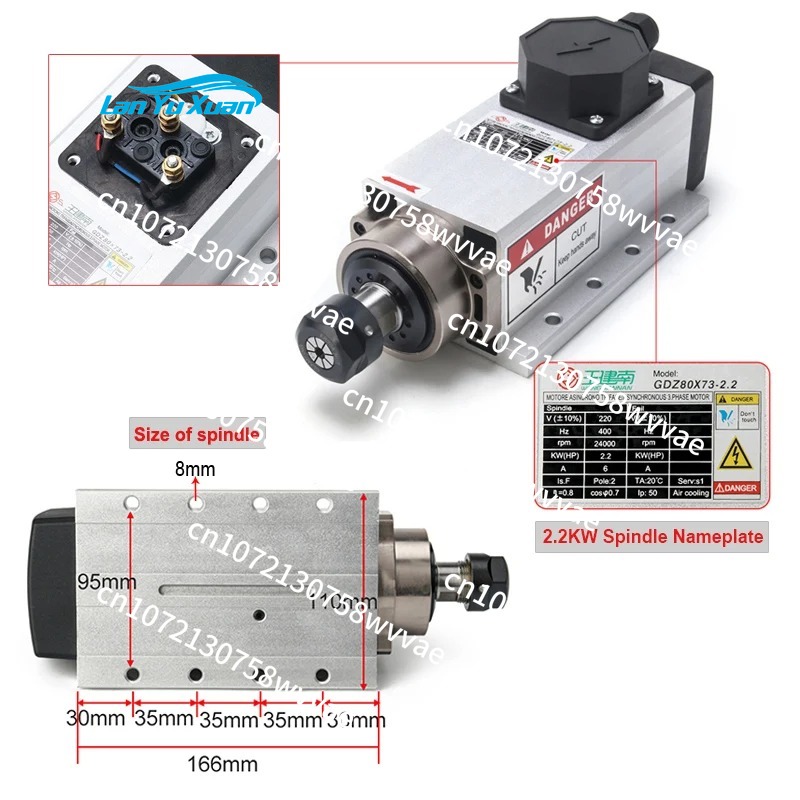 1,5 kW 110 V CNC Luftgekühlter – Air Cooled 1.5Kw Spindle Motor Inverter 110V Bewertung und Preis