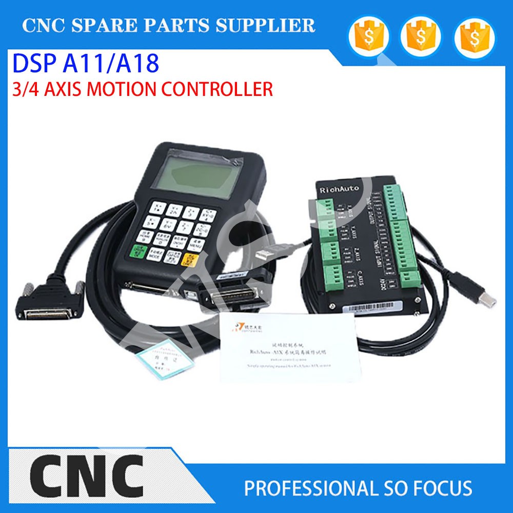 3-Achsen 4-Achsen-CNC-Werkzeug – Richauto A11 Dsp Controller 3 Axis Bewertung und Preis