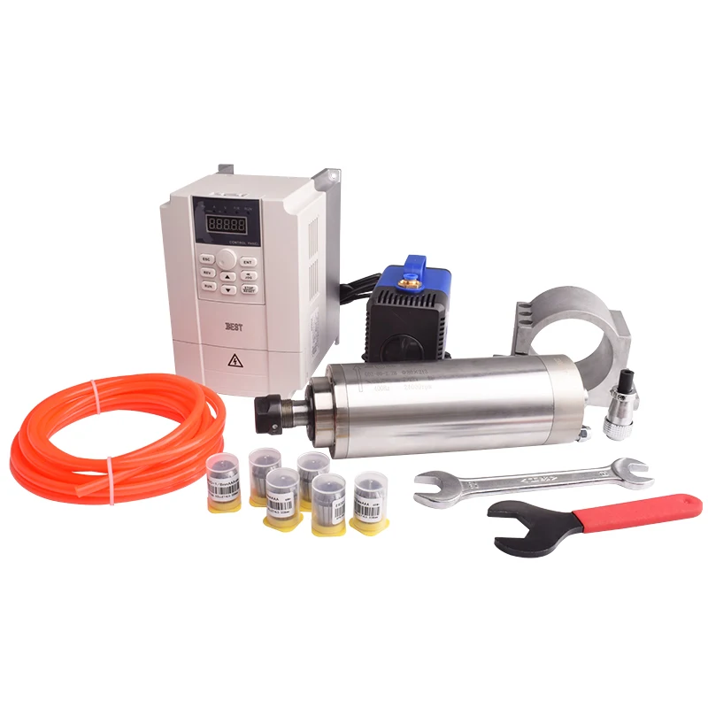 Günstiger Preis Hochgeschwindi – 2.2Kw Water Cooled Spindle Kit Vfd Bewertung und Preis