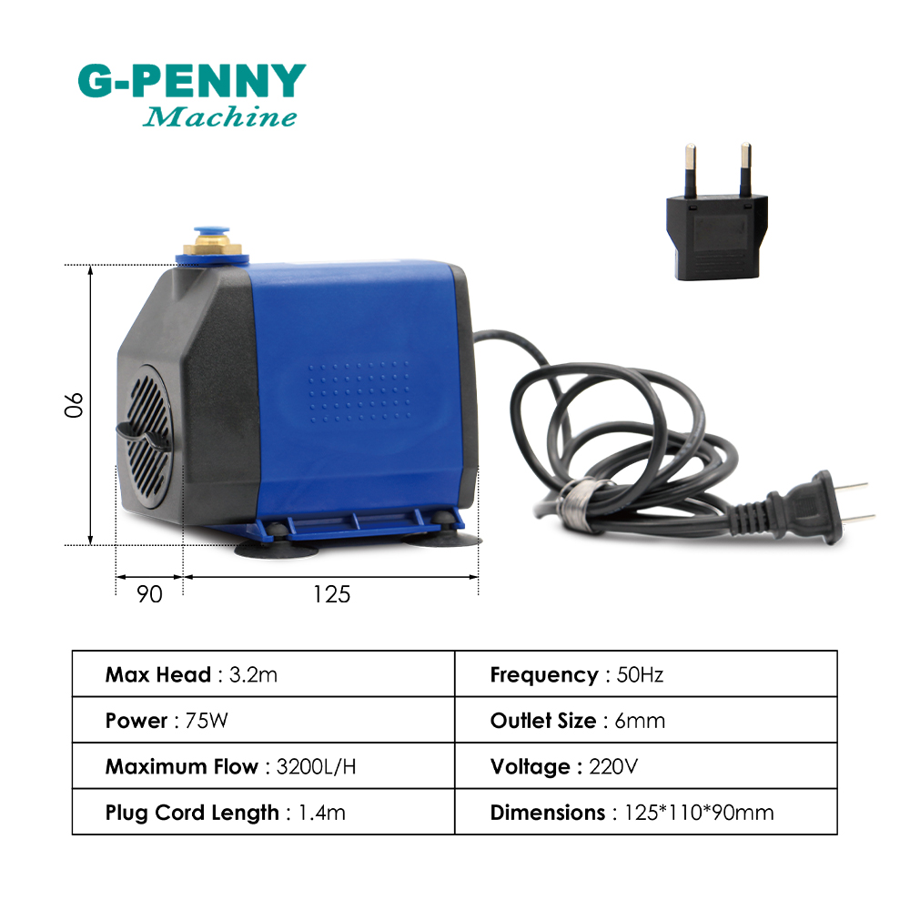 G-PENNY 2,2kW ER20 Wassergeküh – 2.2Kw Water Cooled Spindle Kit Vfd Bewertung und Preis