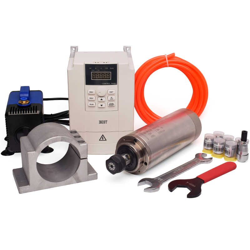 Günstiger Preis Hochgeschwindi – 2.2Kw Water Cooled Spindle Kit Vfd Bewertung und Preis