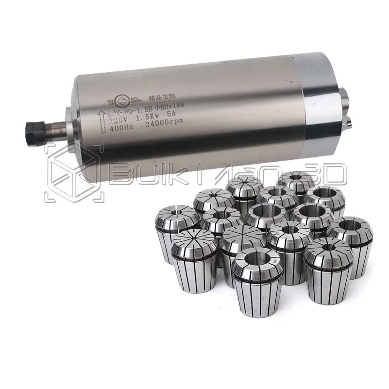Hochwertiger 2,2 kW 220V/110V  – Er20 Collet Chuck Spindle Motor 220V Bewertung und Preis