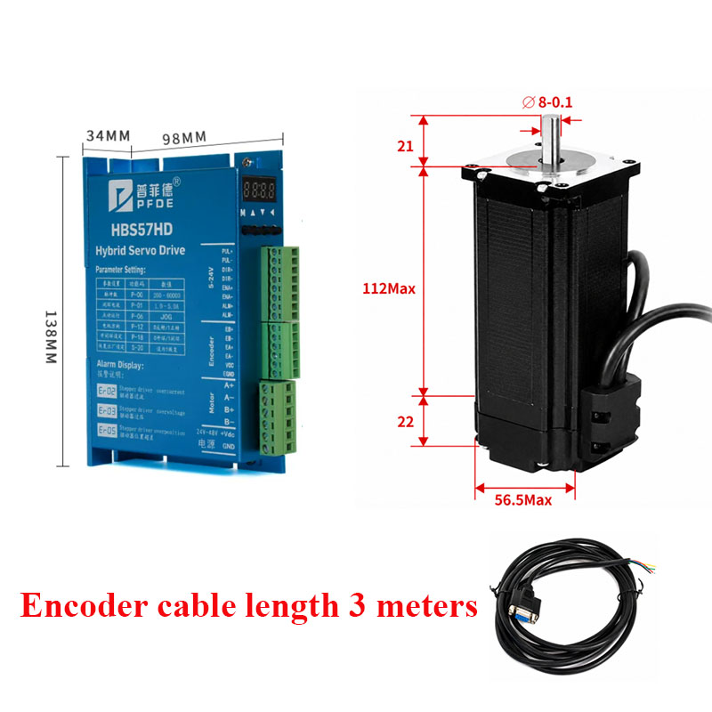 Nema23 Schrittmotor mit geschl – Nema 23 Closed Loop Stepper Motor Driver Kit Bewertung und Preis