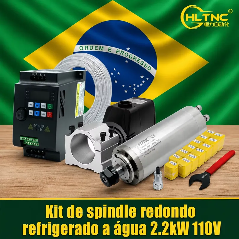 Brasilien exportiert 2,2 kW 22 – 2.2Kw Water Cooled Spindle Kit Vfd Bewertung und Preis