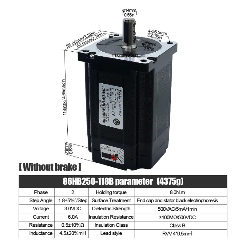 4-Achsen Nema 34 Closed-Loop-S – Hybrid Servo Driver Nema 34 8.5Nm Bewertung und Preis